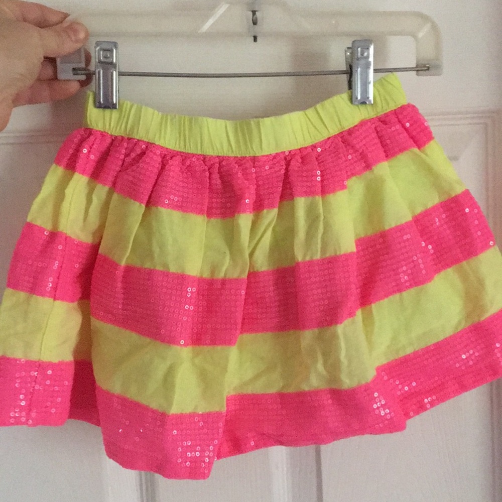 Justice girls sequin skirt